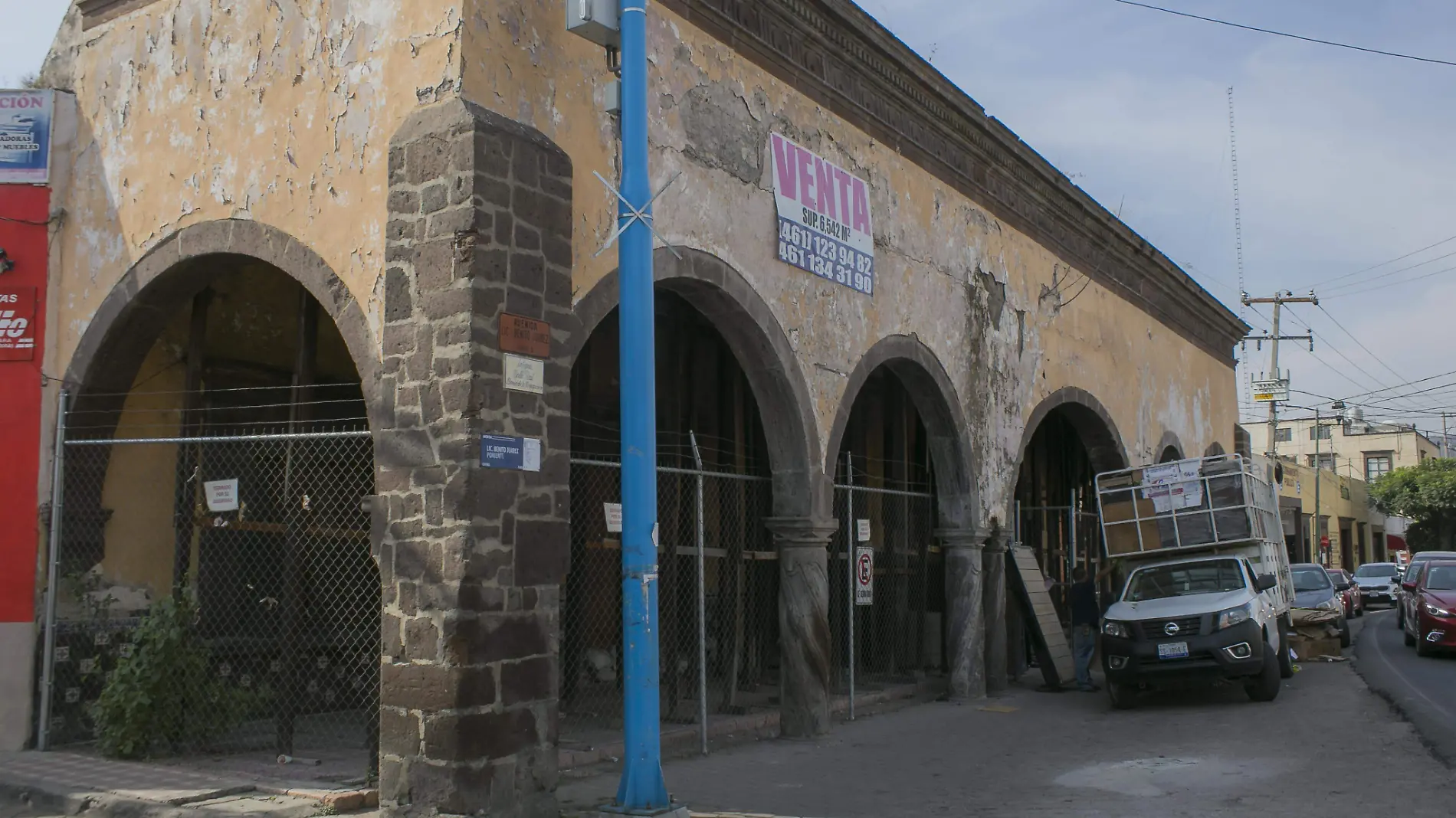 INAH generó licencia para la restauración de este espacio. Foto César Ortiz. El Sol de San Juan del Río.